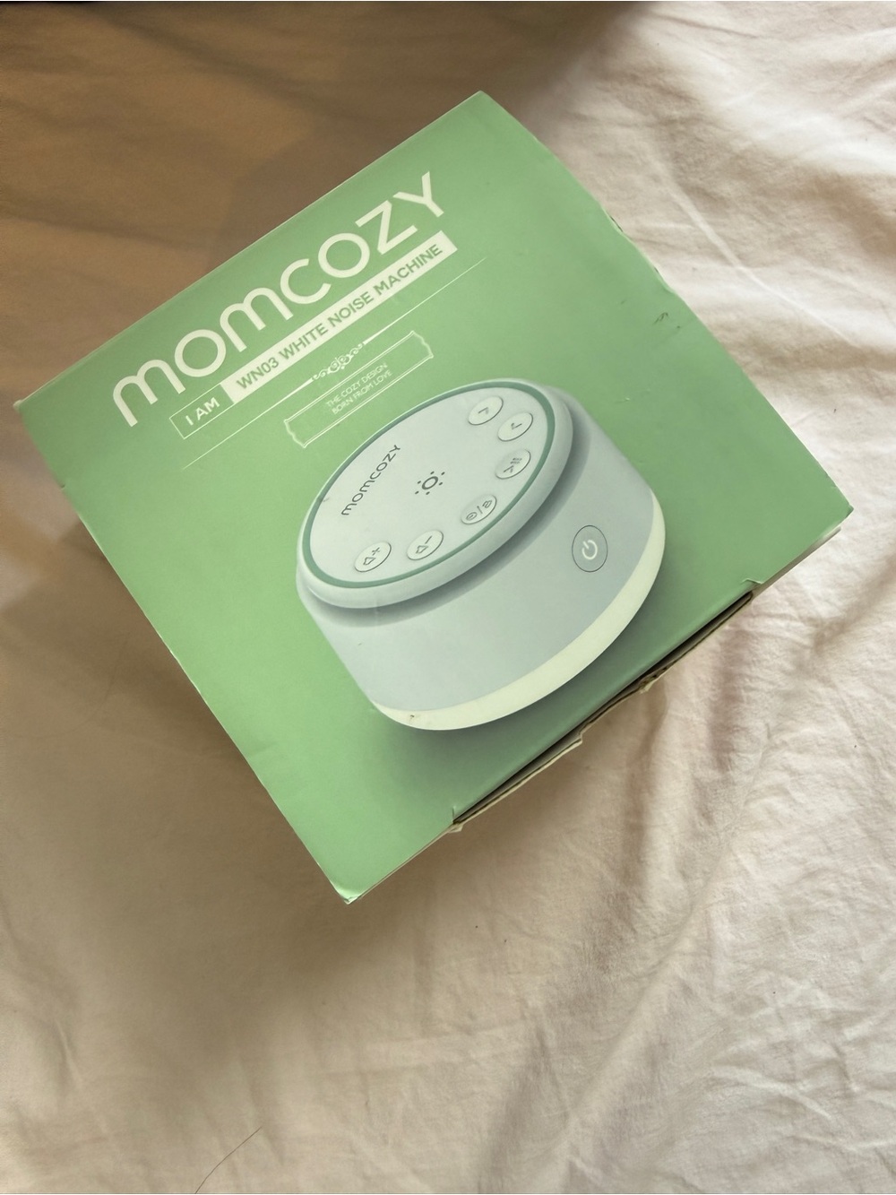 Momcozy White Noise Machine - White 
Open Box